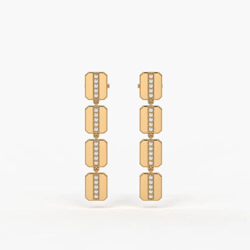 Vantrex Axis Drop Earrings