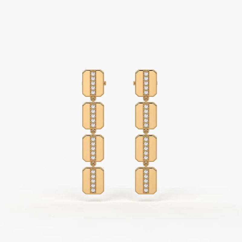 Vantrex Axis Drop Earrings