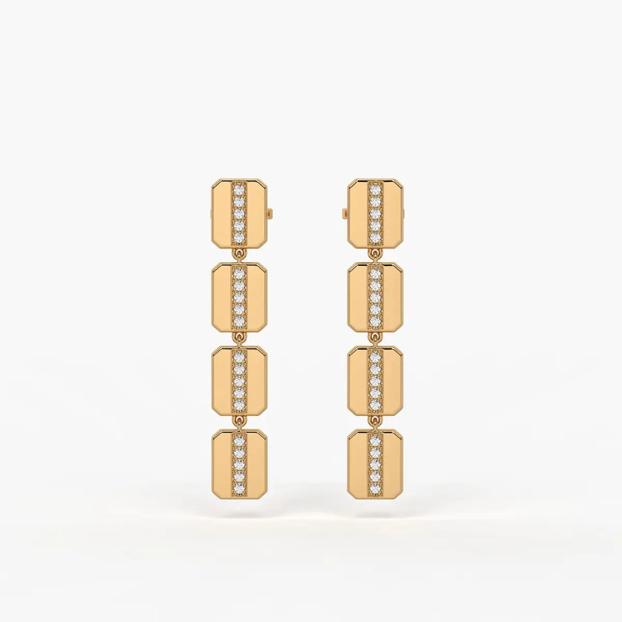 Vantrex Axis Drop Earrings