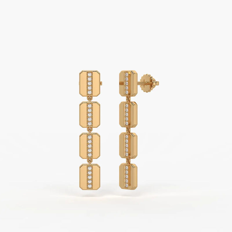Vantrex Axis Drop Earrings