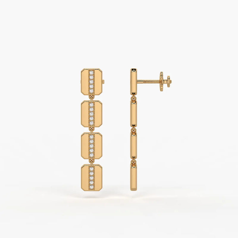 Vantrex Axis Drop Earrings
