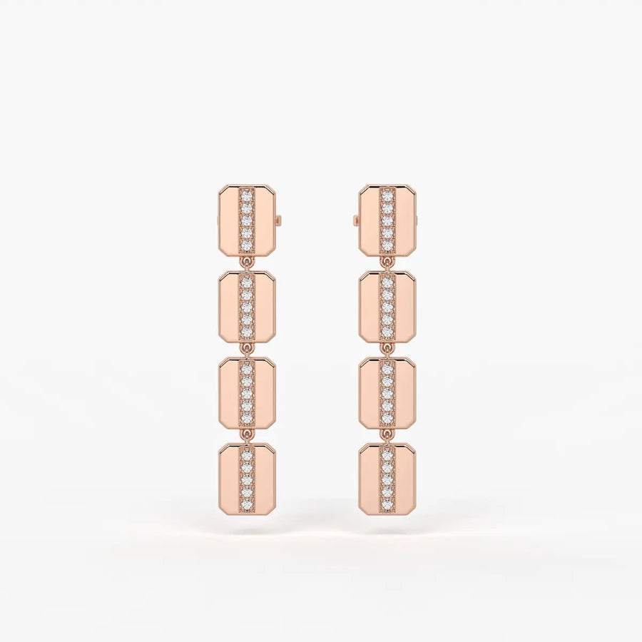 Vantrex Axis Drop Earrings