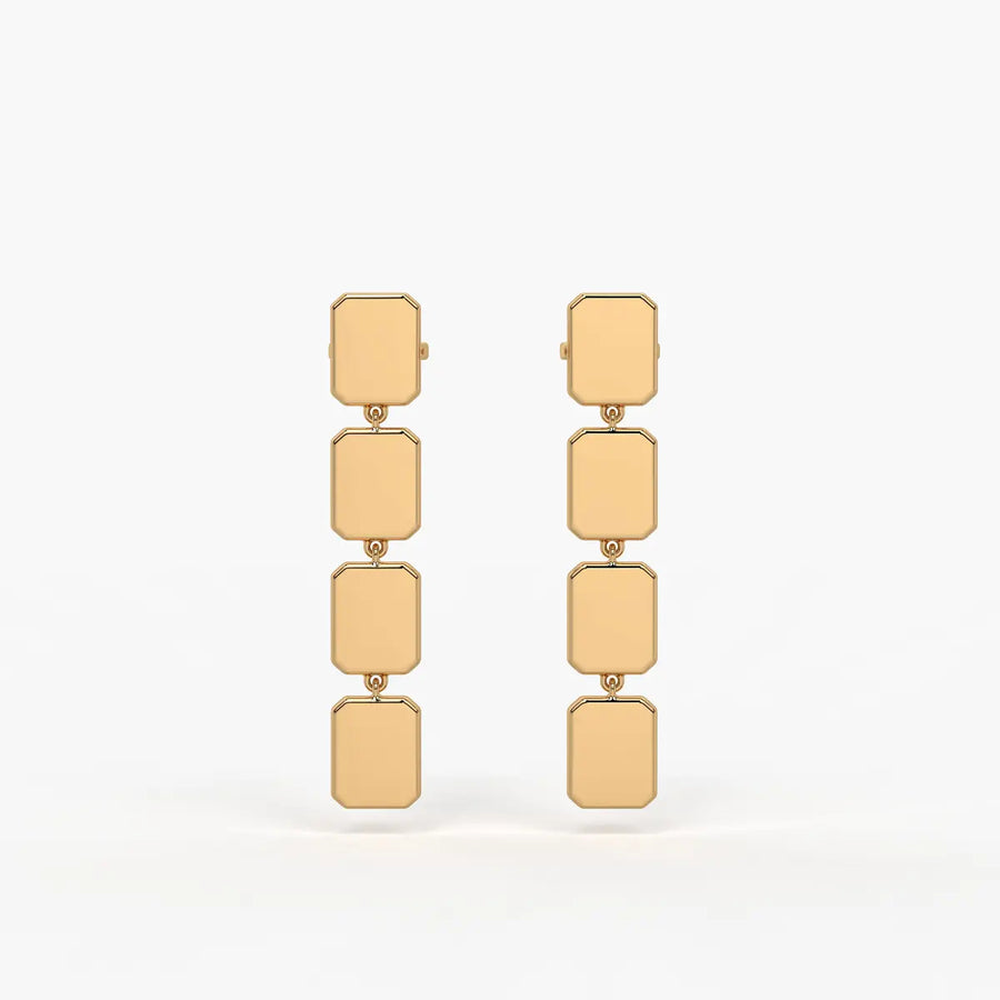 Orvexa Linear Drop Earrings