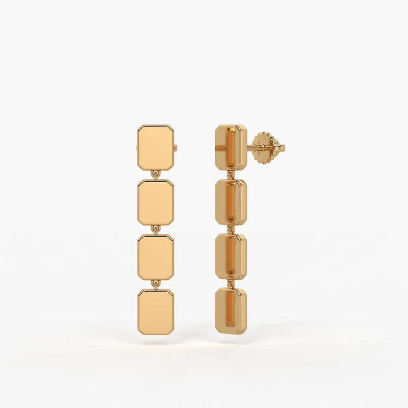 Orvexa Linear Drop Earrings