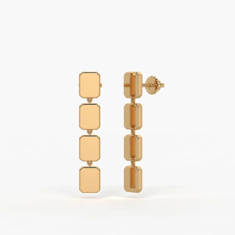 Orvexa Linear Drop Earrings