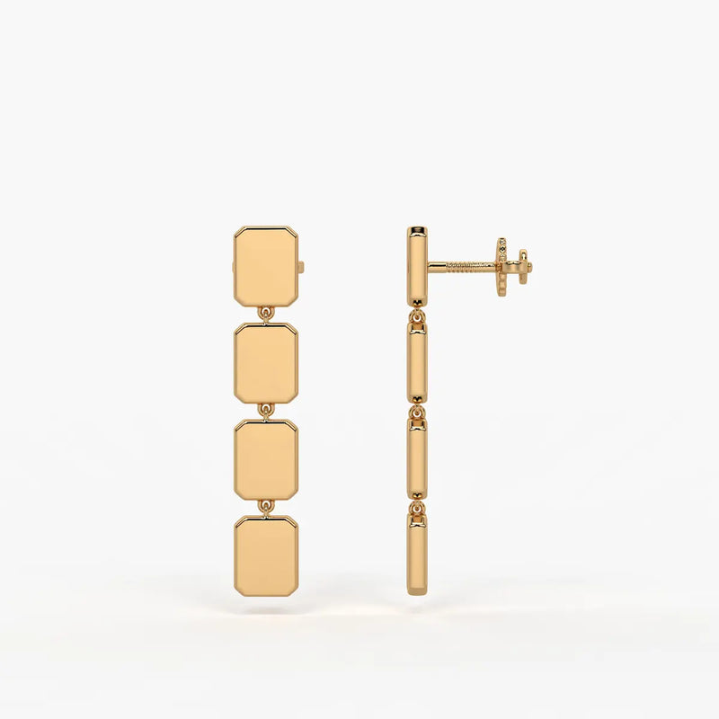 Orvexa Linear Drop Earrings