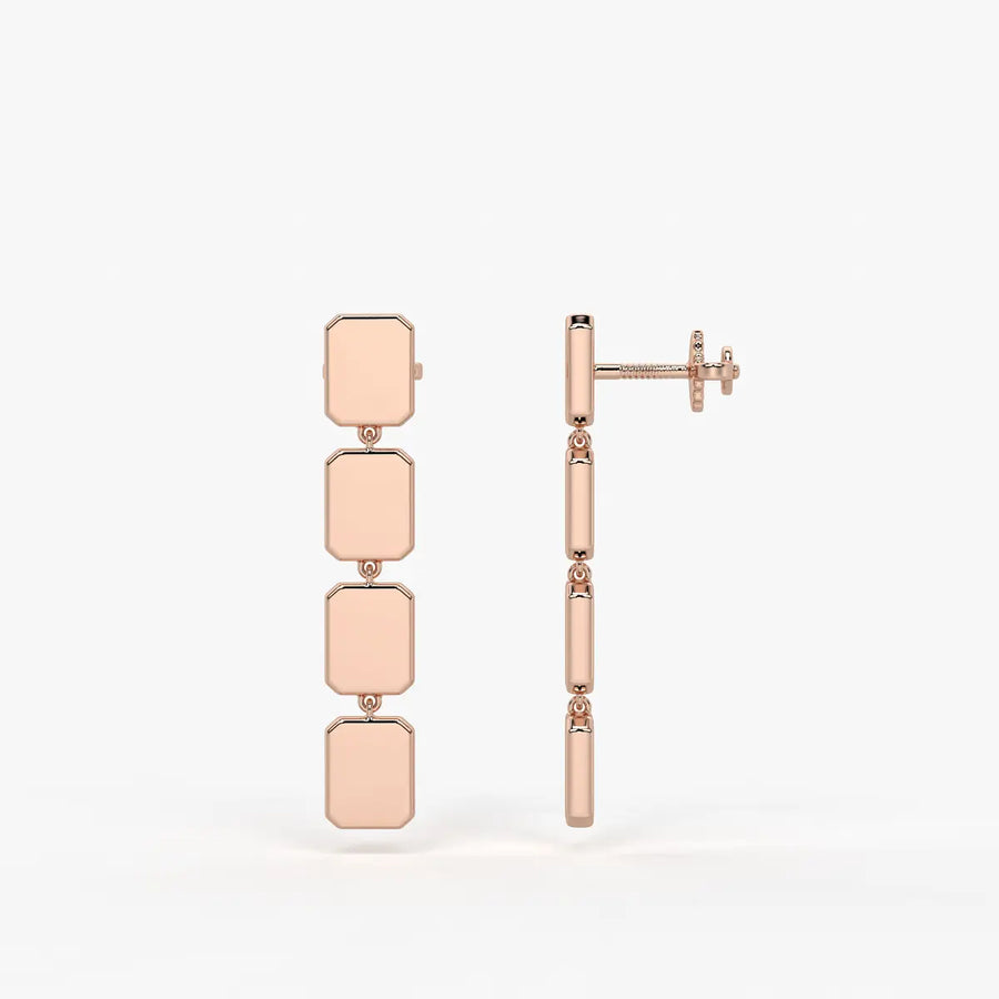 Orvexa Linear Drop Earrings