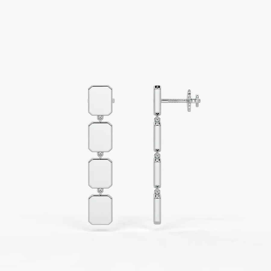Orvexa Linear Drop Earrings