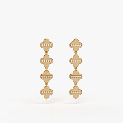Lustra Quadra Spark Drop Earrings
