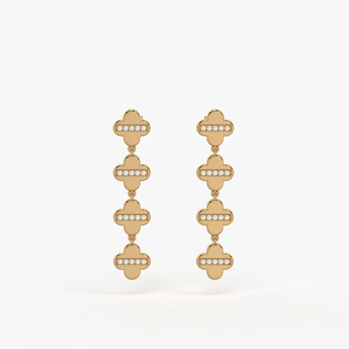 Lustra Quadra Spark Drop Earrings