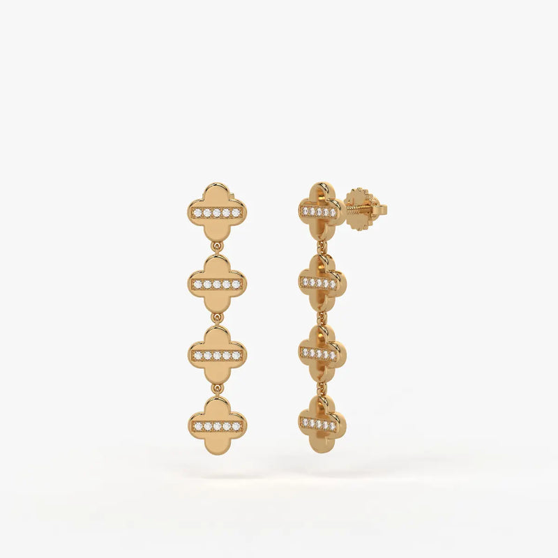 Lustra Quadra Spark Drop Earrings