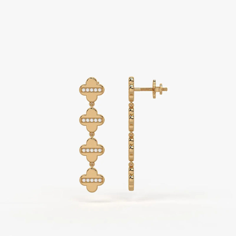 Lustra Quadra Spark Drop Earrings