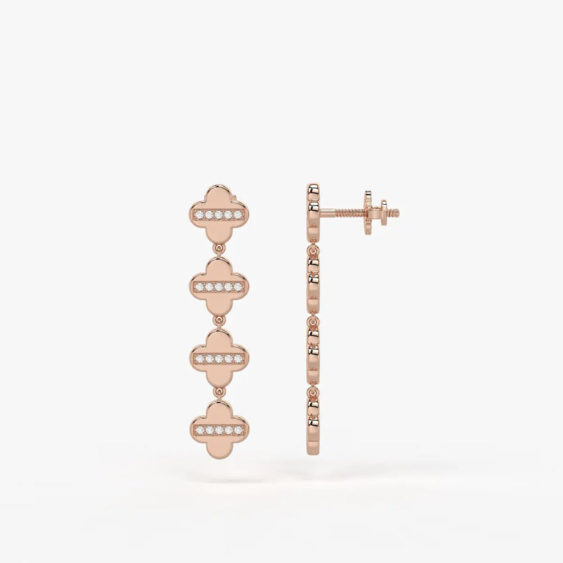 Lustra Quadra Spark Drop Earrings