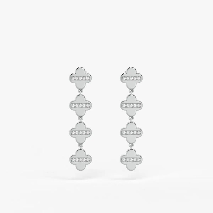 Lustra Quadra Spark Drop Earrings