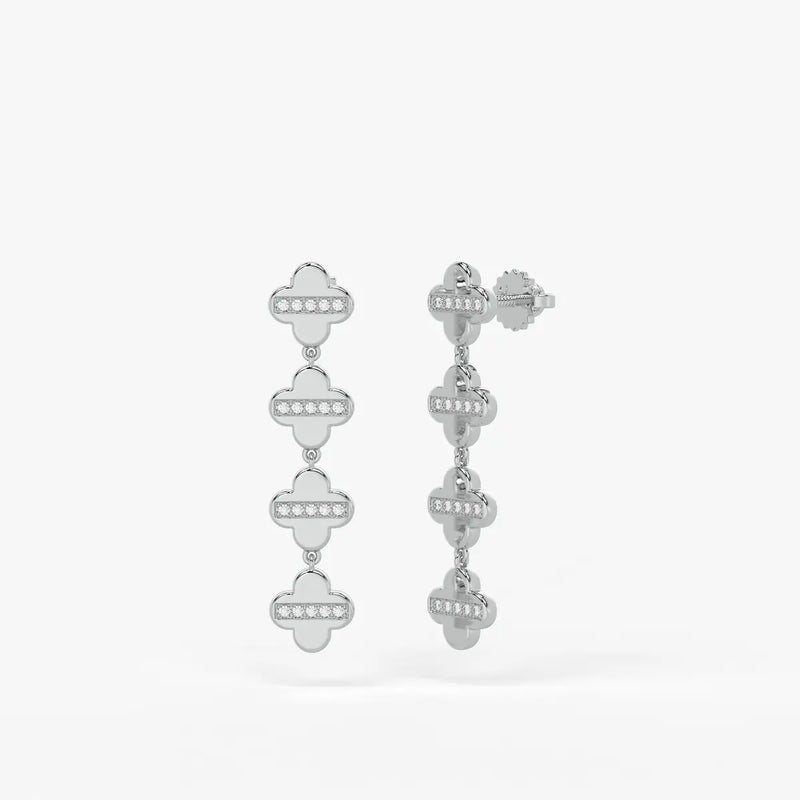Lustra Quadra Spark Drop Earrings