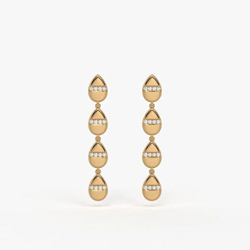 Diora Cascade Drop Earrings