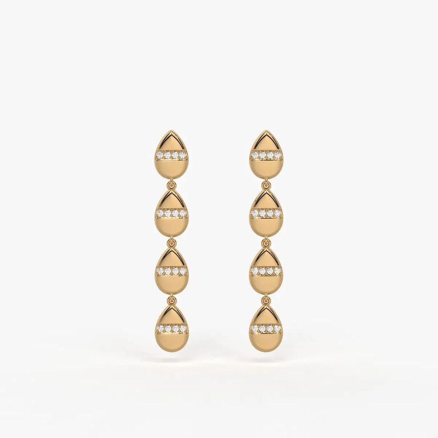 Diora Cascade Drop Earrings