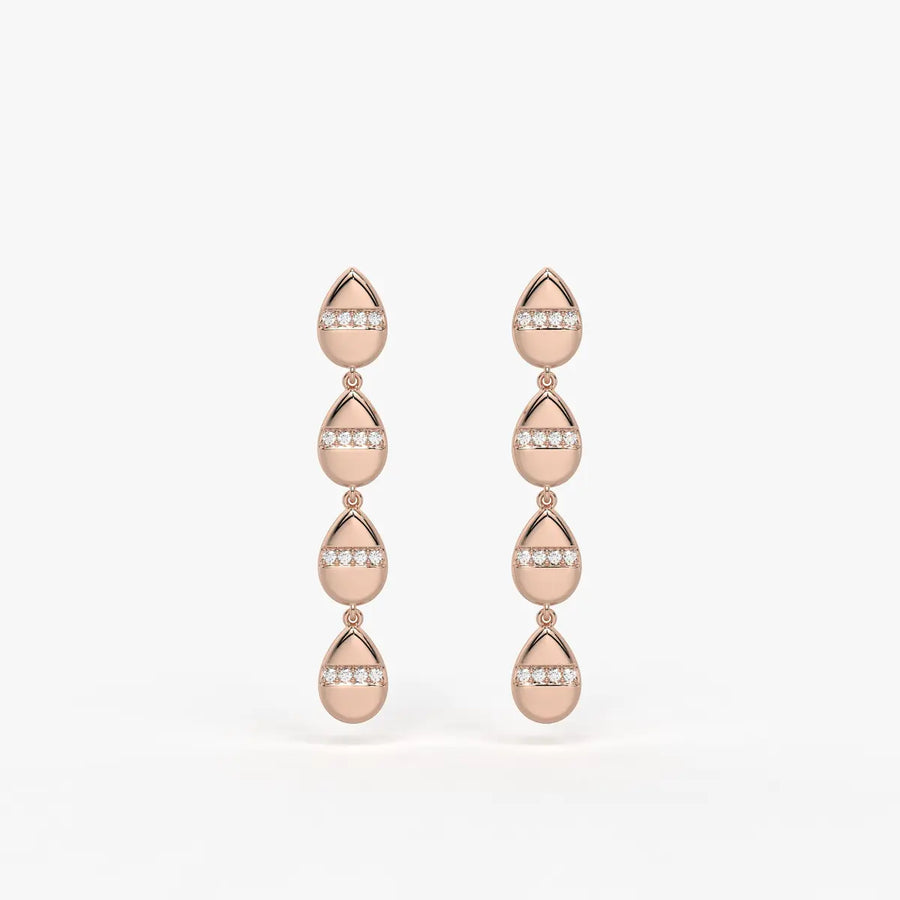 Diora Cascade Drop Earrings