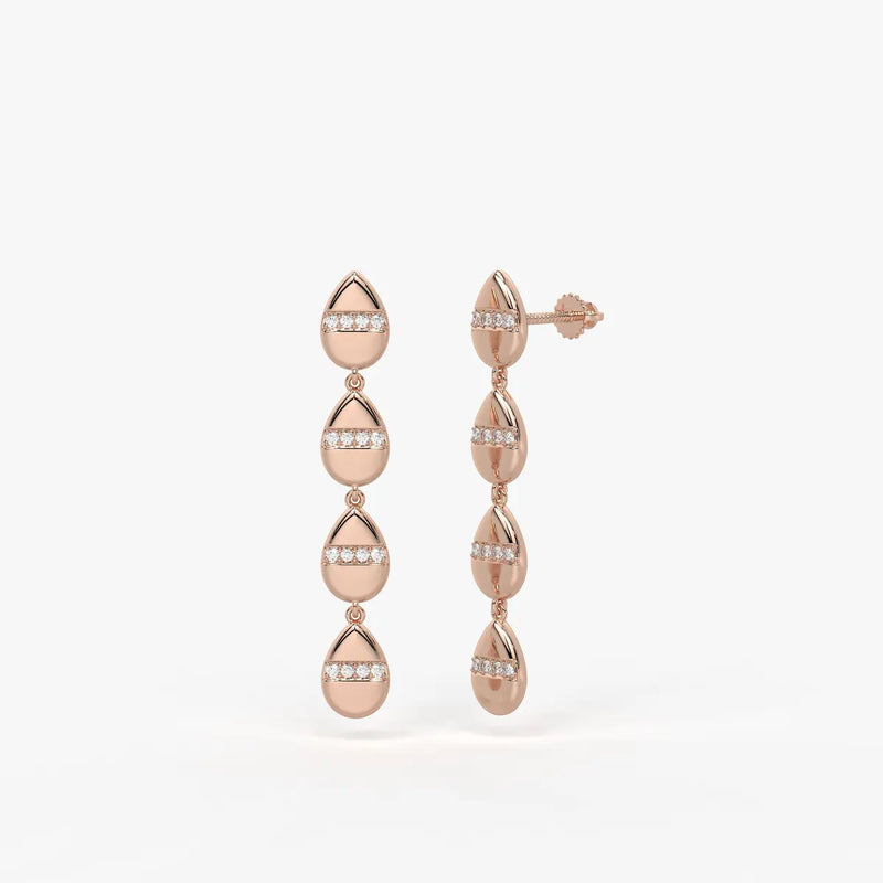 Diora Cascade Drop Earrings