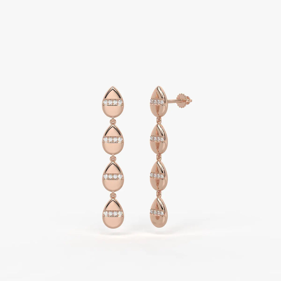 Diora Cascade Drop Earrings