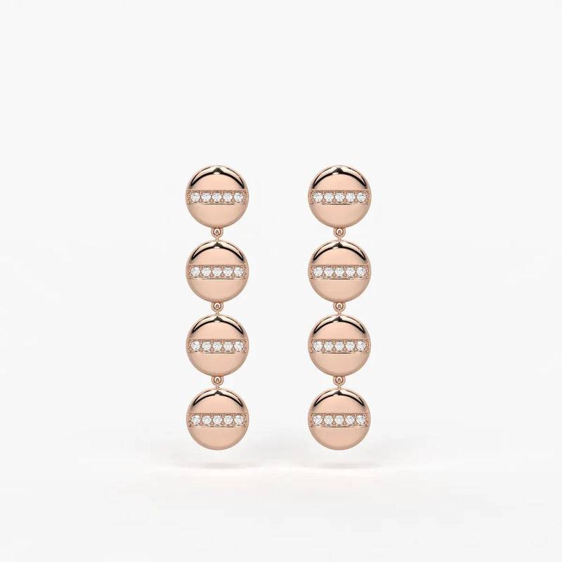 Zenvia Radiant Orbit Drop Earrings