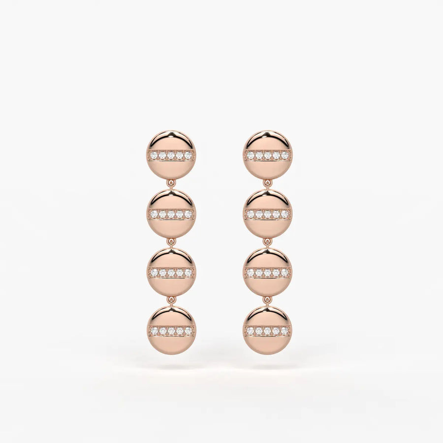 Zenvia Radiant Orbit Drop Earrings