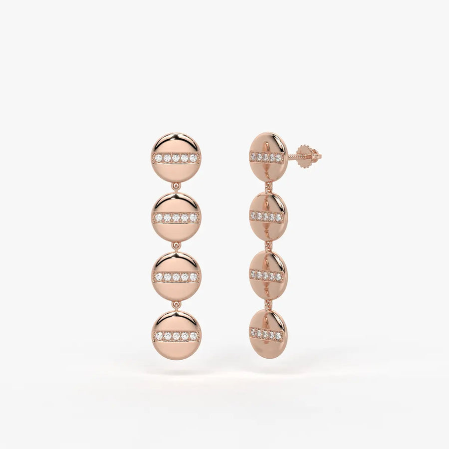 Zenvia Radiant Orbit Drop Earrings