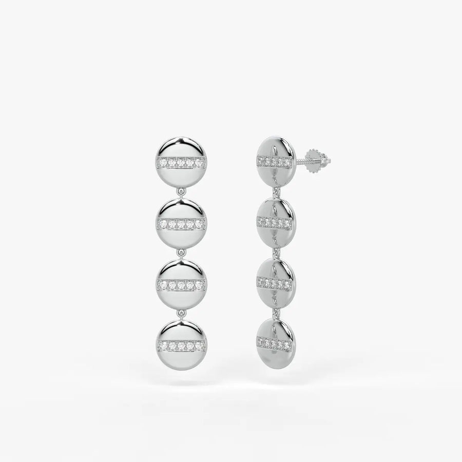 Zenvia Radiant Orbit Drop Earrings