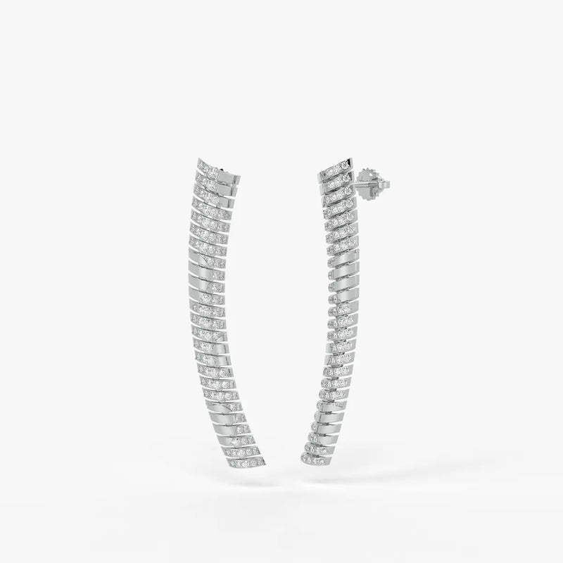 Serpelle Luxe Spiral Drop Earrings