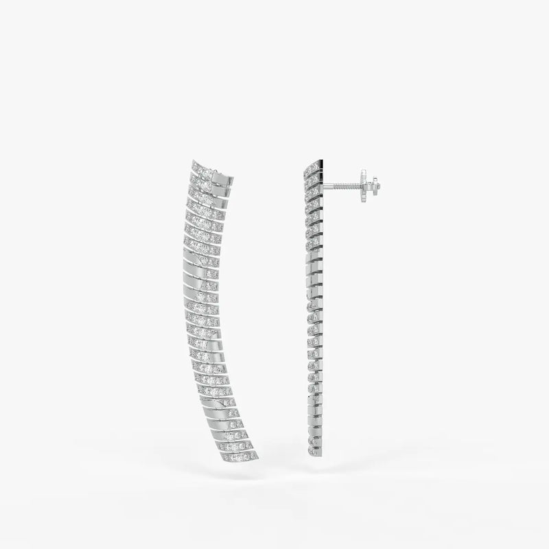 Serpelle Luxe Spiral Drop Earrings