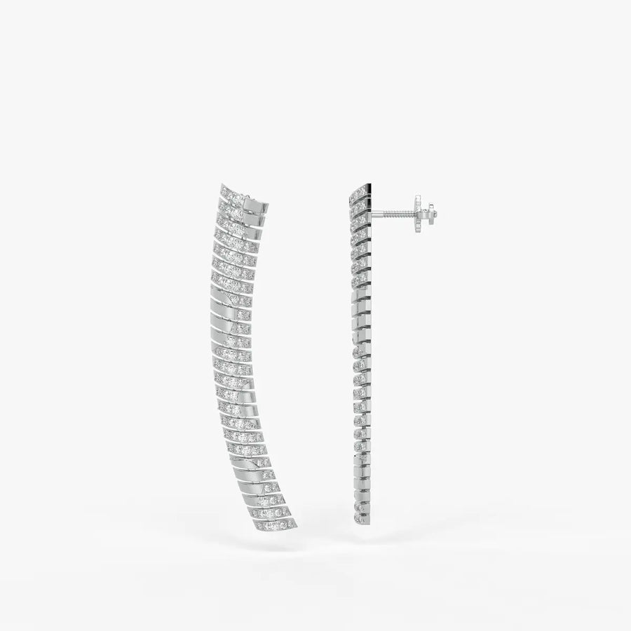 Serpelle Luxe Spiral Drop Earrings