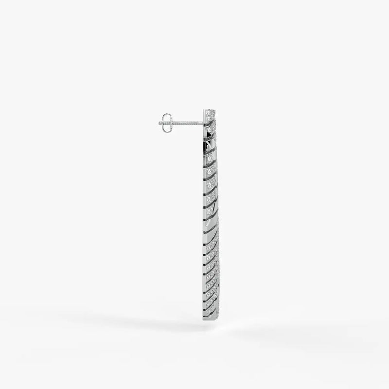 Aervine Diamond Wingline Earrings