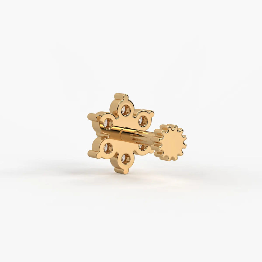 Floral Bloom Stud Nose Pin