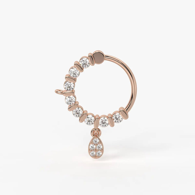Crescent Curve Stud Nose Pin