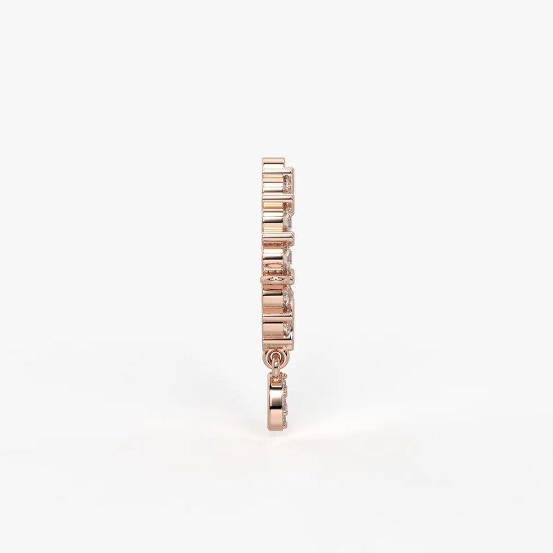 Crescent Curve Stud Nose Pin