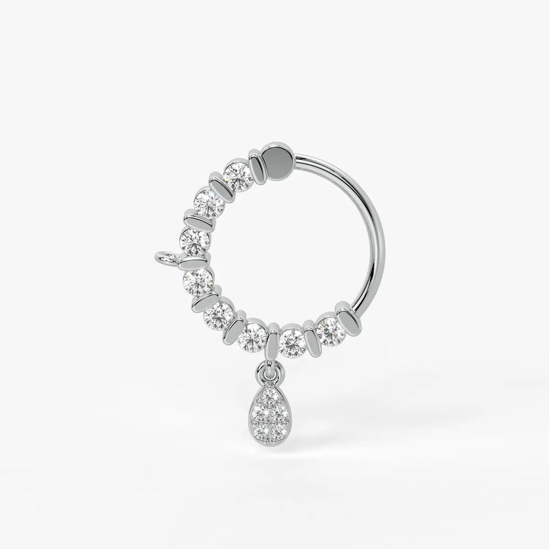 Crescent Curve Stud Nose Pin