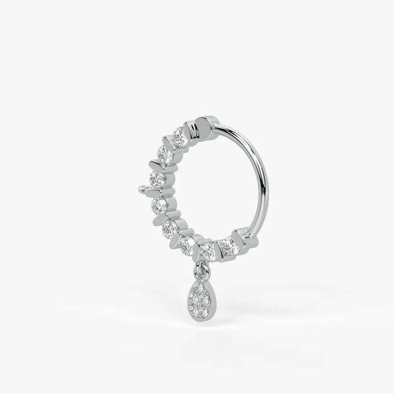 Crescent Curve Stud Nose Pin