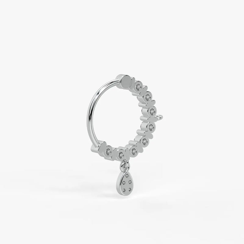 Crescent Curve Stud Nose Pin