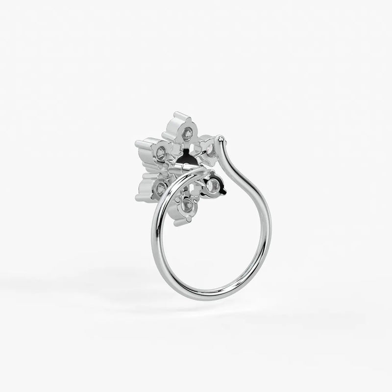 Infinity Floral Stud Nose Pin