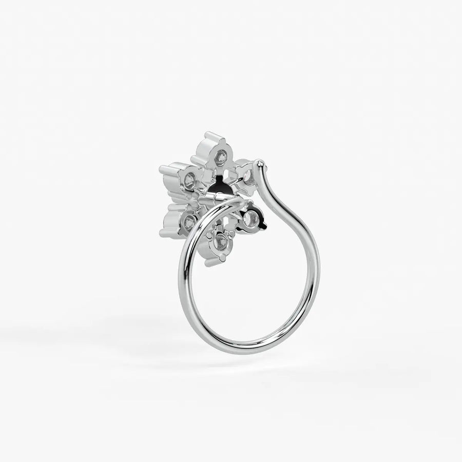Infinity Floral Stud Nose Pin
