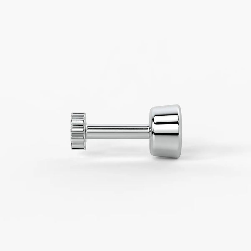 Classic Bezel Solitaire Stud Nose Pin