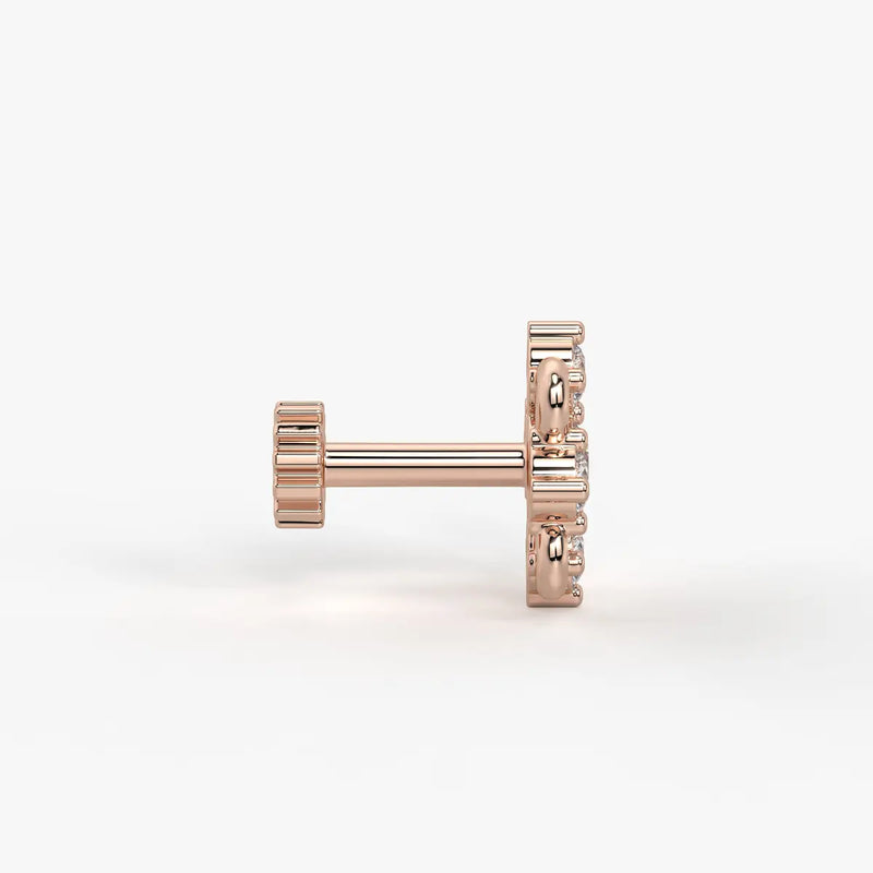 Petal Bloom Stud Nose Pin