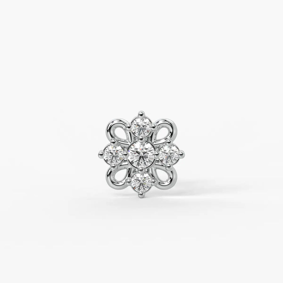 Petal Bloom Stud Nose Pin