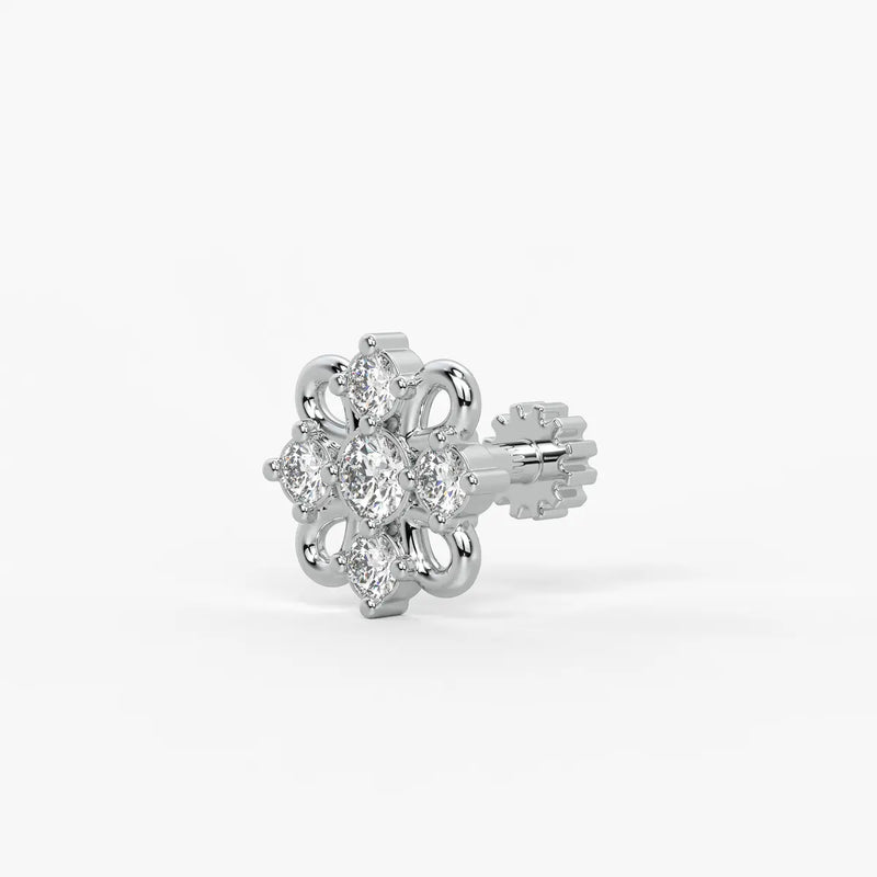 Petal Bloom Stud Nose Pin