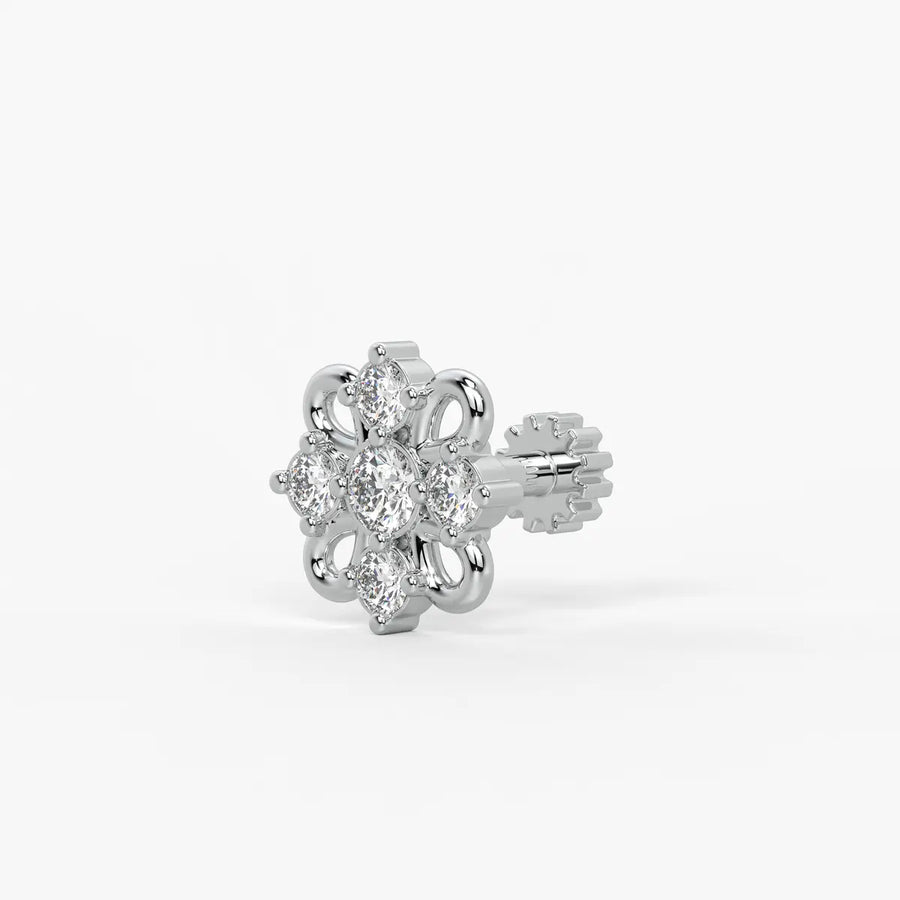 Petal Bloom Stud Nose Pin