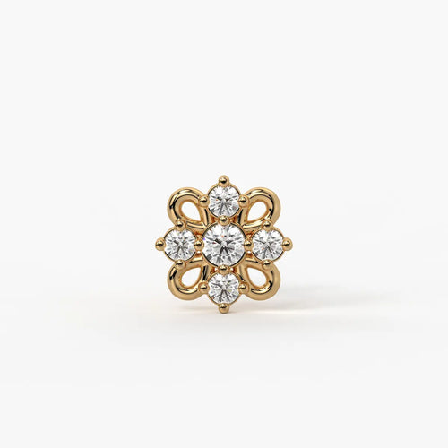Petal Bloom Stud Nose Pin
