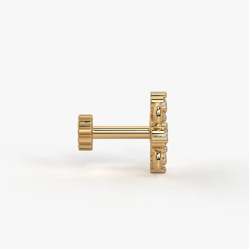 Petal Bloom Stud Nose Pin