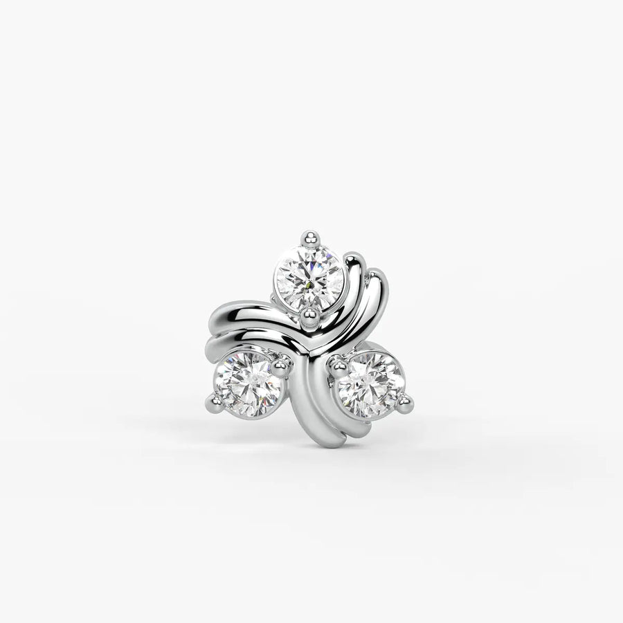 Trinity Spark Stud Nose Pin