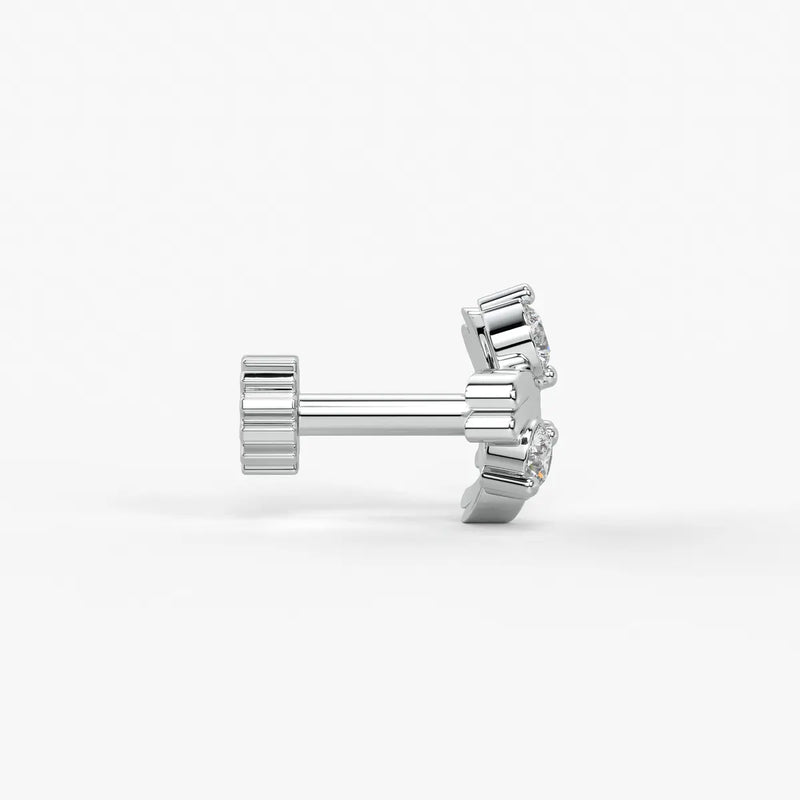 Trinity Spark Stud Nose Pin