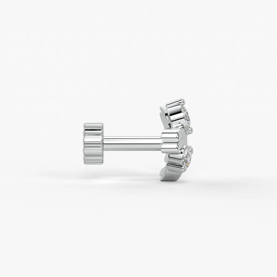 Trinity Spark Stud Nose Pin